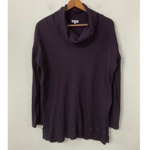 Splendid Thermal Cowl Neck Tunic Top